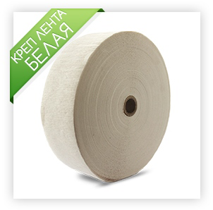 Белая креповая гофрированная бумажная лента для мешкозашивочных машинок
